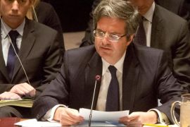 France U.N. Ambassador Francois Delattre speaks after a U.N. Security Council vote on a French-sponsored counter terrorism resolution, aimed at Islamic extremist, Friday, Nov. 20, 2015 at United Nations headquarters. The Security Council unanimously approved the resolution, calling on all nations to redouble and coordinate action to prevent further attacks by Islamic State terrorists and other extremist groups. (AP Photo/Bebeto Matthews)