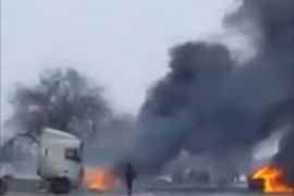 مقتل شرطي وإصابة 3 آخرين في انفجار سيارة عند حاجز أمني في جمهورية داغستان الروسية