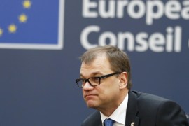 Finland's Prime Minister Juha Sipila arrives at a European Union leaders summit in Brussels, December 17, 2015. EU leaders are due to discuss migrants crises and David Cameron's demands for reform of the bloc ahead of a referendum he plans to hold by the end of 2017 on Britain's continued memebership. REUTERS/Francois Lenoir