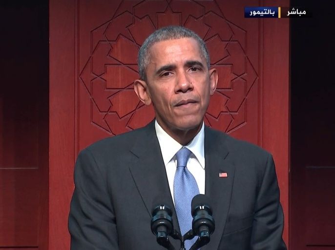 كلمة الرئيس الأمريكي باراك أوباما خلال أول زيارة يقوم بها لمسجد في الولايات المتحدة منذ توليه الرئاسة