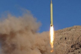 A handout picture made available by the Iran's revolutionary guards corps (IRGC) official website (Sepahnews) shows an Iranian long range missile Qadr launched at an undisclosed location in Iran, 09 March 2016. Media reported that Iran has tested ballistic missiles again on 09 March one day after conducting several ballistic missile tests. EPA/SEPAHNEWS / HANDOUT BEST QUALITY AVAILABLE HANDOUT EDITORIAL USE ONLY/NO SALES