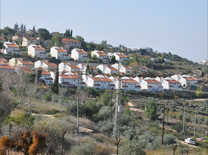 تحصين المشروع الاستيطاني من التحديات الداخلية بفلسطين التاريخية، مستوطنة حلاميش بالضفة الغربية، تشرين الثاني نوفمبر 2014.