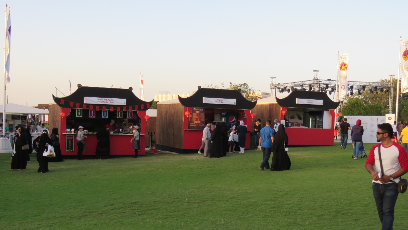 الجناح الصيني في مهرجان قطر العالمي السابع للأغذية (الجزيرة)