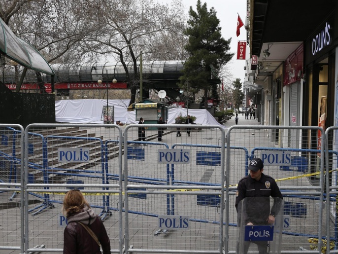 الشرطة التركية طوقت مكان التفجير (الأوروبية)