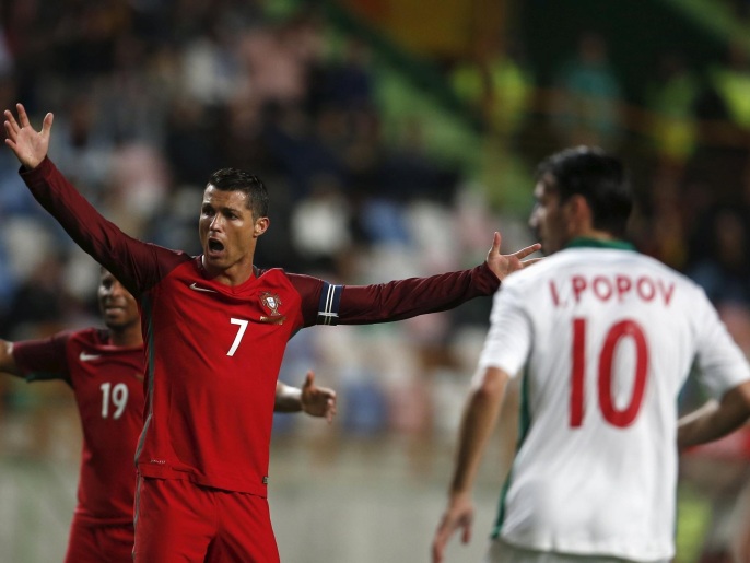 البرتغال سقطت أمام بلغاريا الجمعة الماضي بهدف نظيف (رويترز)