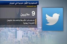 السعوديون يطلقون نصف مليون تغريدة يوميا