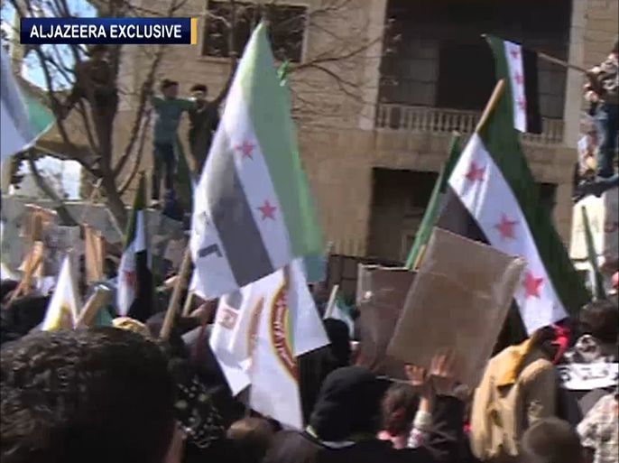 مظاهرات بريف إدلب لإسقاط النظام ومشاريع تقسيم سوريا