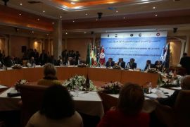 A general view of the 8th Ministerial Meeting of Countries Neighboring Libya in Tunis, Tunisia, 22 March 2016. The meeting is devoted to examining ways to support the political process in Libya and the restoration of peace and security.