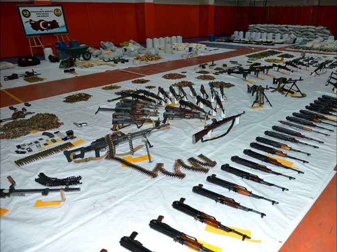 صور الأسلحة المصادرة في باغلار