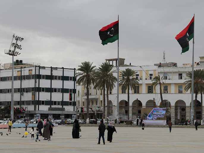 ‪‬ ميدان الشهداء بالعاصمة الليبية طرابلس(الجزيرة)