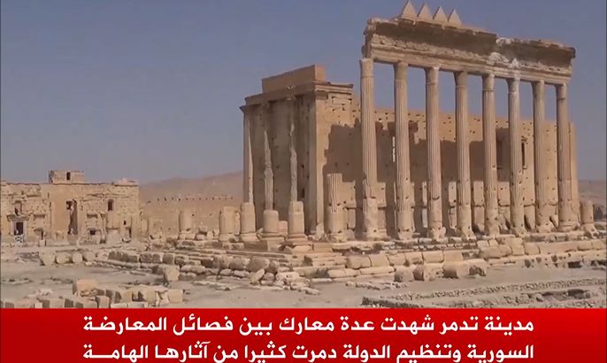 قوات النظام السوري تسيطر على القلعة الأثرية بتدمر