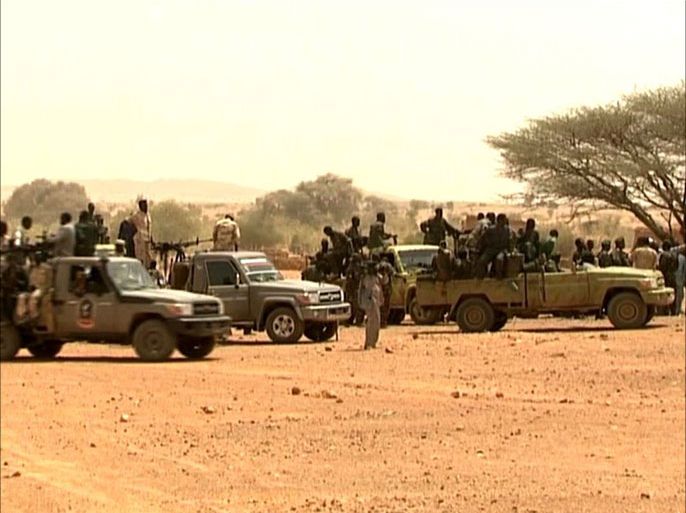 قوات عسكرية سودانية في دارفور ... السودان ... أرشيفية خاصة بالجزيرة نت