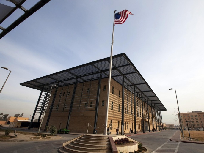 جانب من السفارة الأميركية في بغداد(رويترز)