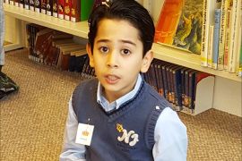 الطفل السوري أحمد حزاني 8 سنوات