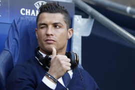 Football Soccer - Manchester City v Real Madrid - UEFA Champions League Semi Final First Leg - Etihad Stadium, Manchester, England - 26/4/16 Real Madrid's Cristiano Ronaldo before the game Action Images via Reuters / Carl Recine Livepic EDITORIAL USE ONLY.