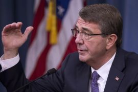 Defense Secretary Ash Carter speaks during a news conference at the Pentagon, Friday, March 25, 2016, where he announced U.S. forces killed a senior Islamic State leader, among several key members of the militant group eliminated this week. (AP Photo/Mauel Balce Ceneta)