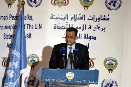U.N. special envoy to Yemen Ismail Ould Cheikh Ahmed attends a news conference in Kuwait City, Kuwait April 26, 2016. REUTERS/Stephanie McGehee