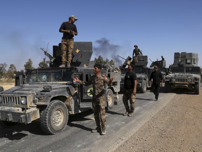 قوات عراقية في مدينة هيت بالأنبار (أسوشيتد برس)