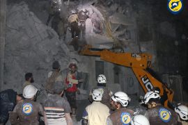 صور عن المجازر في حلب وإدلب يوم أمس مساء وليلا