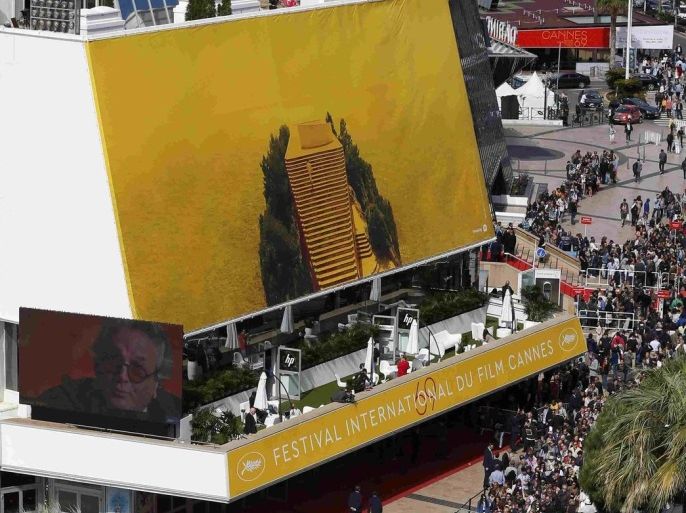 View of the Festival Palace during the 69th Cannes Film Festival in Cannes, France, May 12, 2016. REUTERS/Yves Herman