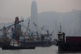 Smog hangs over the International Finance Centre and the Yau Ma Tei typhoon shelter in Hong Kong, China, 30 November 2015. The United Nations Climate Change Conference, known as COP21, runs from happening from 30 November to 11 December in Paris, with the overall goal of agreeing on a plan to limit the global temperature warming to two degrees Celsius above its current level.