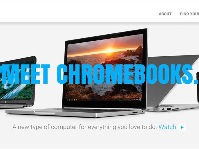 chromebook hompage (screensho)