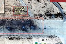 قصف مروحيات روسية بقاعدة جوية سورية