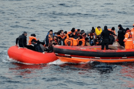 إنقاذ لاجئين في البحر المتوسط