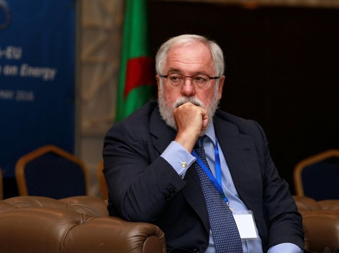 European Climate Action and Energy Commissioner Miguel Arias Canete attends the first EU-Algeria Energy Business Forum in Algiers, Algeria May 24, 2016.REUTERS/Ramzi Boudina