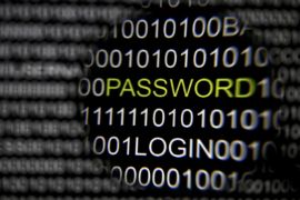 A magnifying glass is held in front of a computer screen that reads password in this file photograph of a picture illustration taken in Berlin dated May 21, 2013. Britain's TalkTalk said on October 23, 2015 a "significant and sustained" cyber attack on its website could involve the theft of private data from all of the broadband supplier's more than 4 million customers. REUTERS/Pawel Kopczynski/files