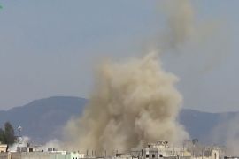 طيران النظام يستهدف مدينة الحولة بريف حمص