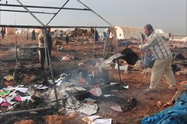 معاناة أهالي مخيم الكمونة في ريف إدلب