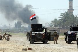 مواجهات لعناصر الجيش العراقي مع مسلحين في الخالدية إحدى ضواحي الفلوجة