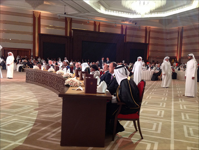 ‪من افتتاح منتدى الدوحة أمس السبت‬ (الجزيرة)
