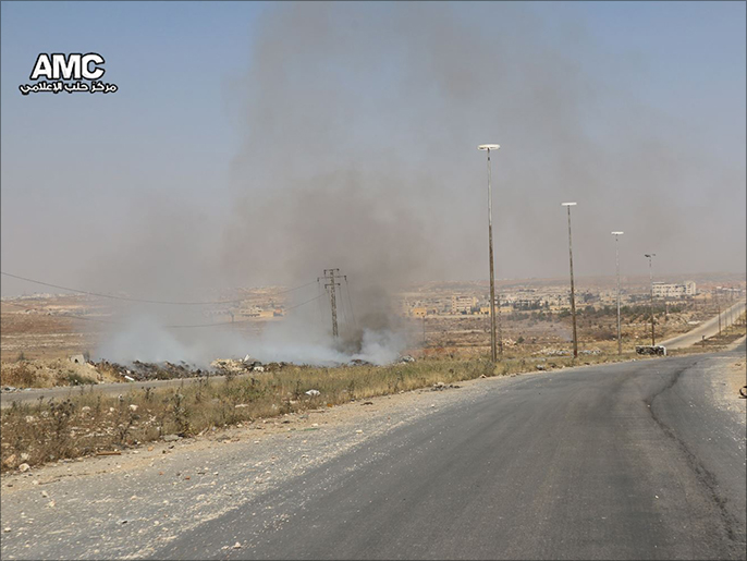 ‪طريق الكاستيلو شمال مدينة حلب يتعرض ل‬ طريق الكاستيلو شمال مدينة حلب يتعرض لقصف مستمر (ناشطون)