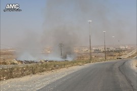 القصف المستمر الذي يتعرض له طريق الكاستيلو شمال مدينة حلب