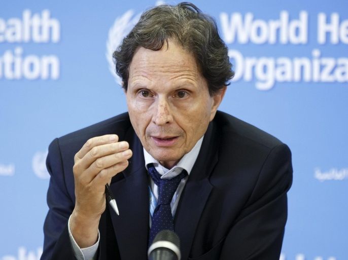 David Heymann, Chair of the World Health Organization (WHO) Emergency Committee on Zika, informs the media after the 3rd meeting of the Zika Virus Infection and Possible Neurological Complications Emergency Committee, at the headquarters of the World Health Organization (WHO), in Geneva, Switzerland, 14 June 2016.