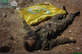صور ثابتة / جيش الفتح التابع للمعارضة المسلحة يبث صوراً لقتلى من المليشيات الموالية للنظام السوري بريف لب الجنوبي