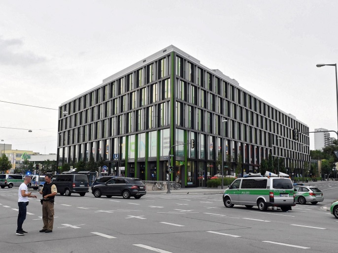 ‪المركز التجاري الذي تعرض للهجوم في قلب ميونيخ‬ (الأوروبية)