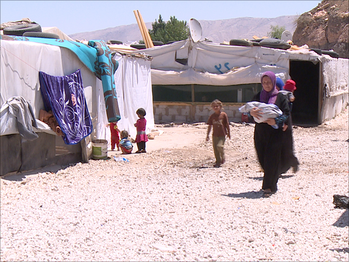 مخيم للاجئين السوريين في لبنان (الجزيرة)