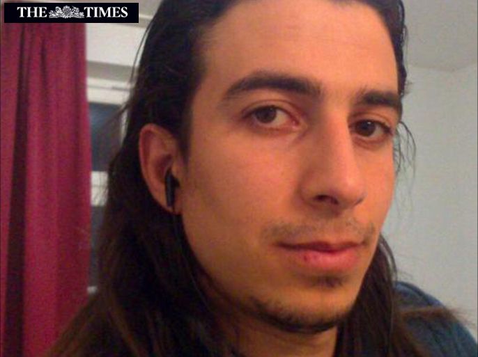 محمد دليل الانتحاري الذي فجر نفسه في مدينة انسباخ بألمانيا (التايمز البريطانية)