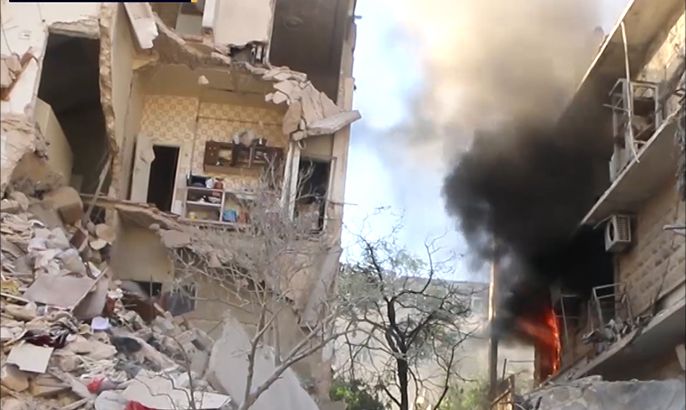 13 قتيلا بغارات روسية على حلب