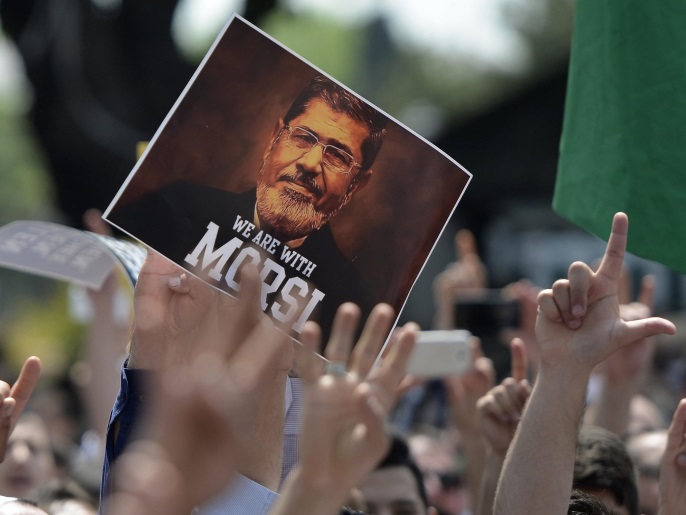 مظاهرة سابقة مؤيدة لمرسي (الأوروبية)