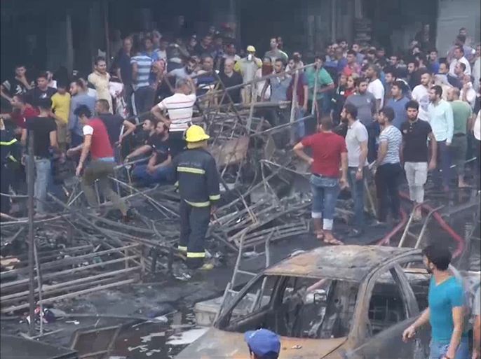 نحو 80 قتيلا في تفجير سيارة في الكرادة ببغداد