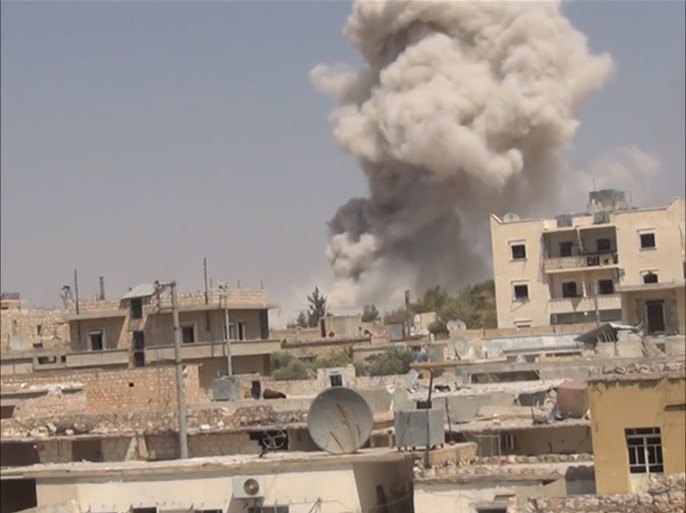 غارة على شمال مدينة حلب السورية