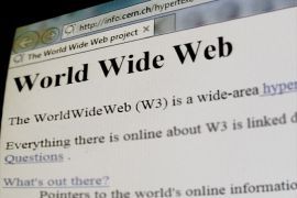 world wide web screeshot from cern.ch website