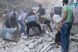 القصف يخلف دمارا واسعا بحي المشهد في حلب