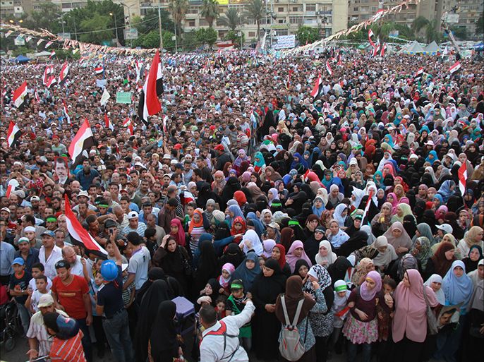 صورة1 عشرات الآلاف شاركوا في اعتصام رابعة العدوية تصوير زميل مصور صحفي مسموح باستخدامها