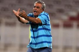 Etoile Sportive du Sahel's head coach Faouzi Benzarti reacts during the CAF Confederation Cup soccer match between Etoile Sportive du Sahel of Tunisia and Al Ahly Tripoli of Libya at the Olympique Stadium in Sousse, Tunisia, 16 July 2016.