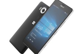 An undated handout image released by Microsoft in New York, New York, USA, 06 October 2015, showing the Lumia 950 Windows phone. EPA/HANDOUT / MICROSOFT